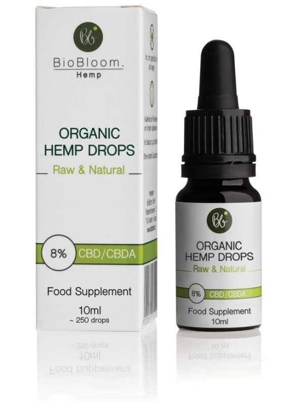 Orgaanilise kanepi tilgad 8% 10ml